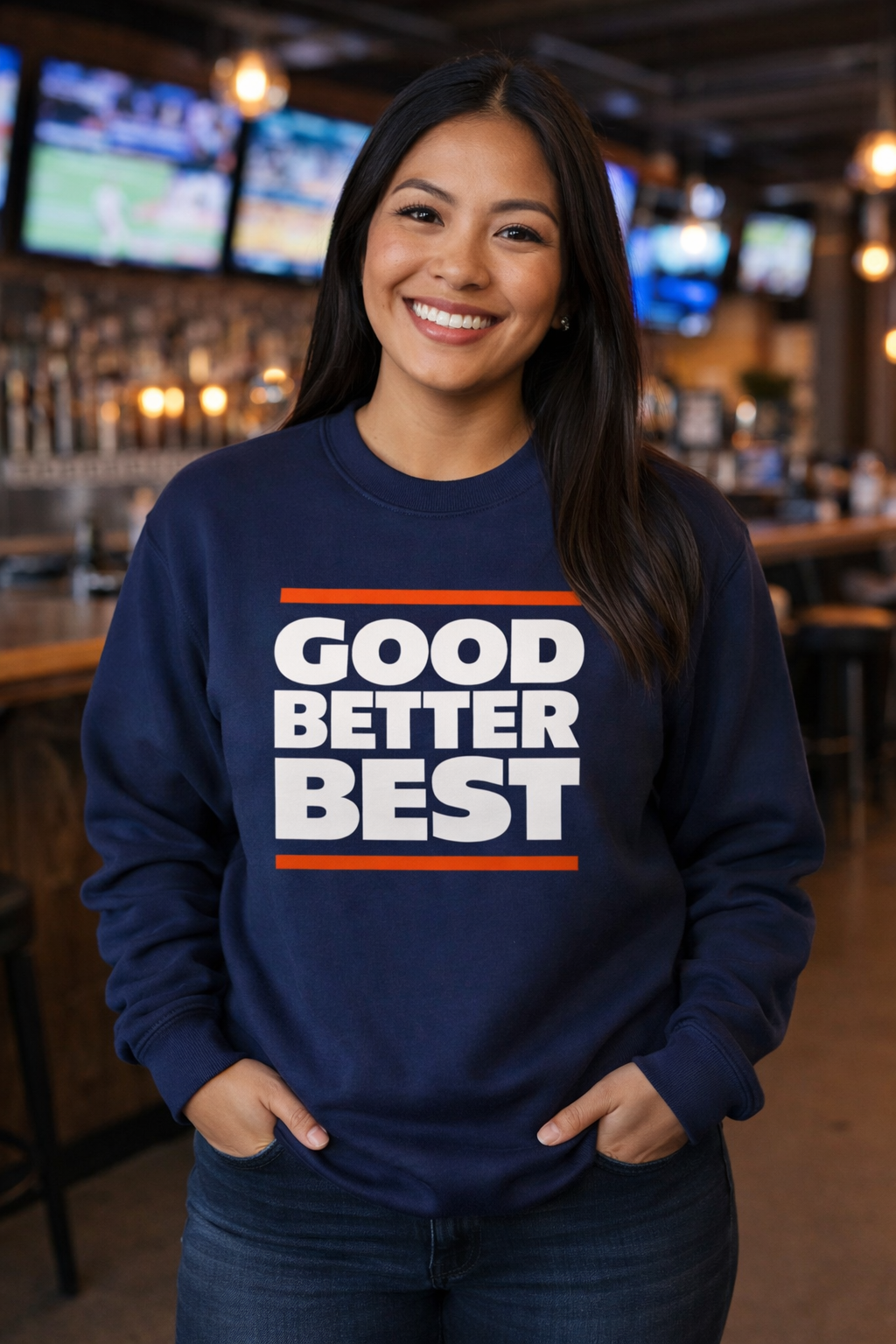 Good Better Best - Chicago Bears Ben Johnson Tagline Sweatshirt
