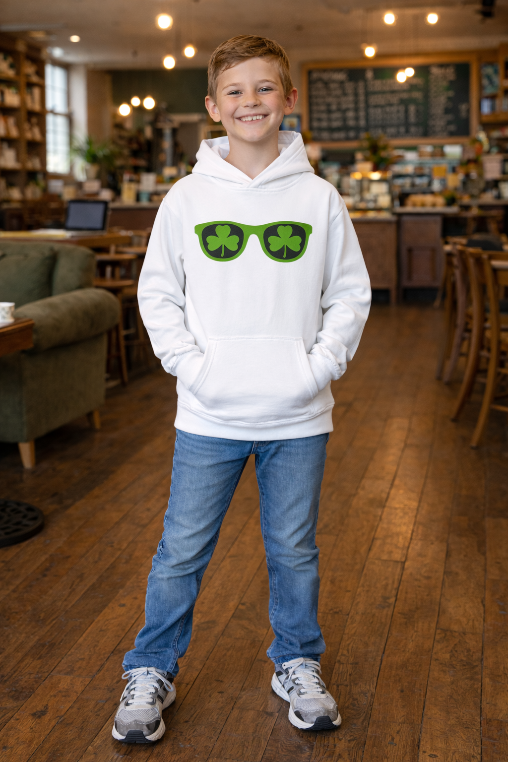 Youth Shamrock Shades Hoodie