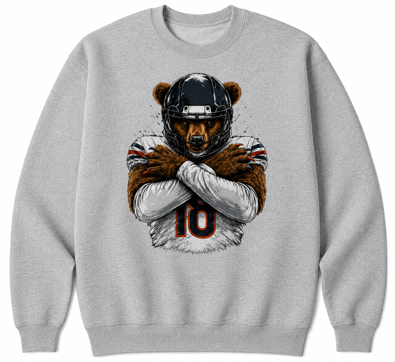 Chicago Football Bear Crewneck Sweatshirt