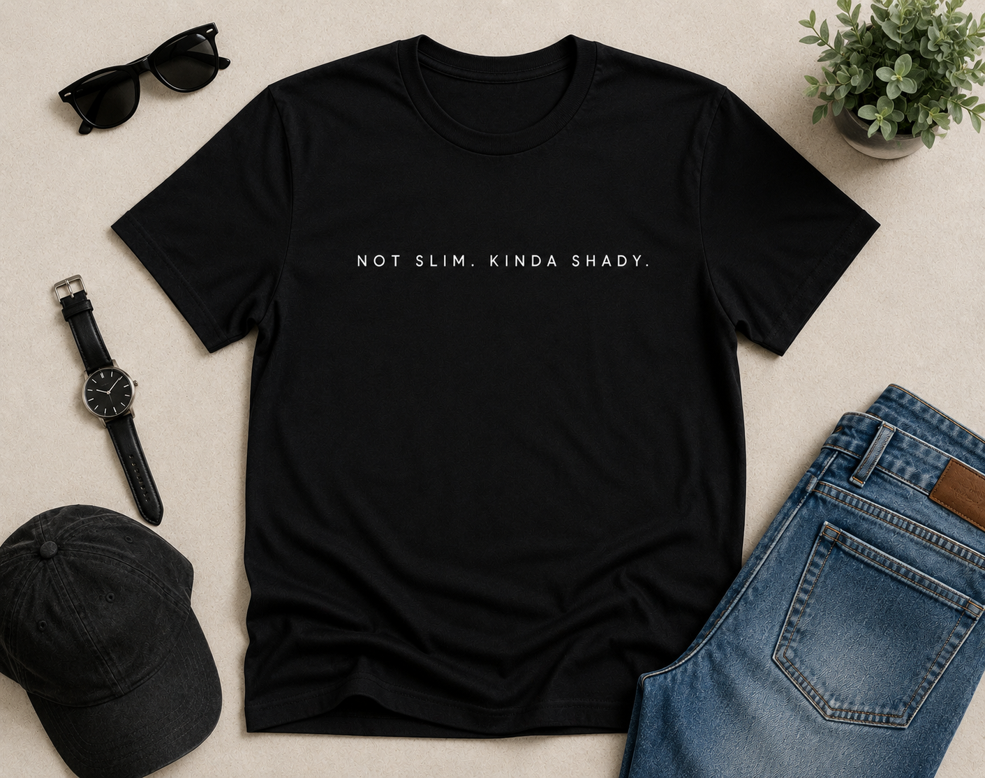 Not Slim. Kinda Shady. Tee
