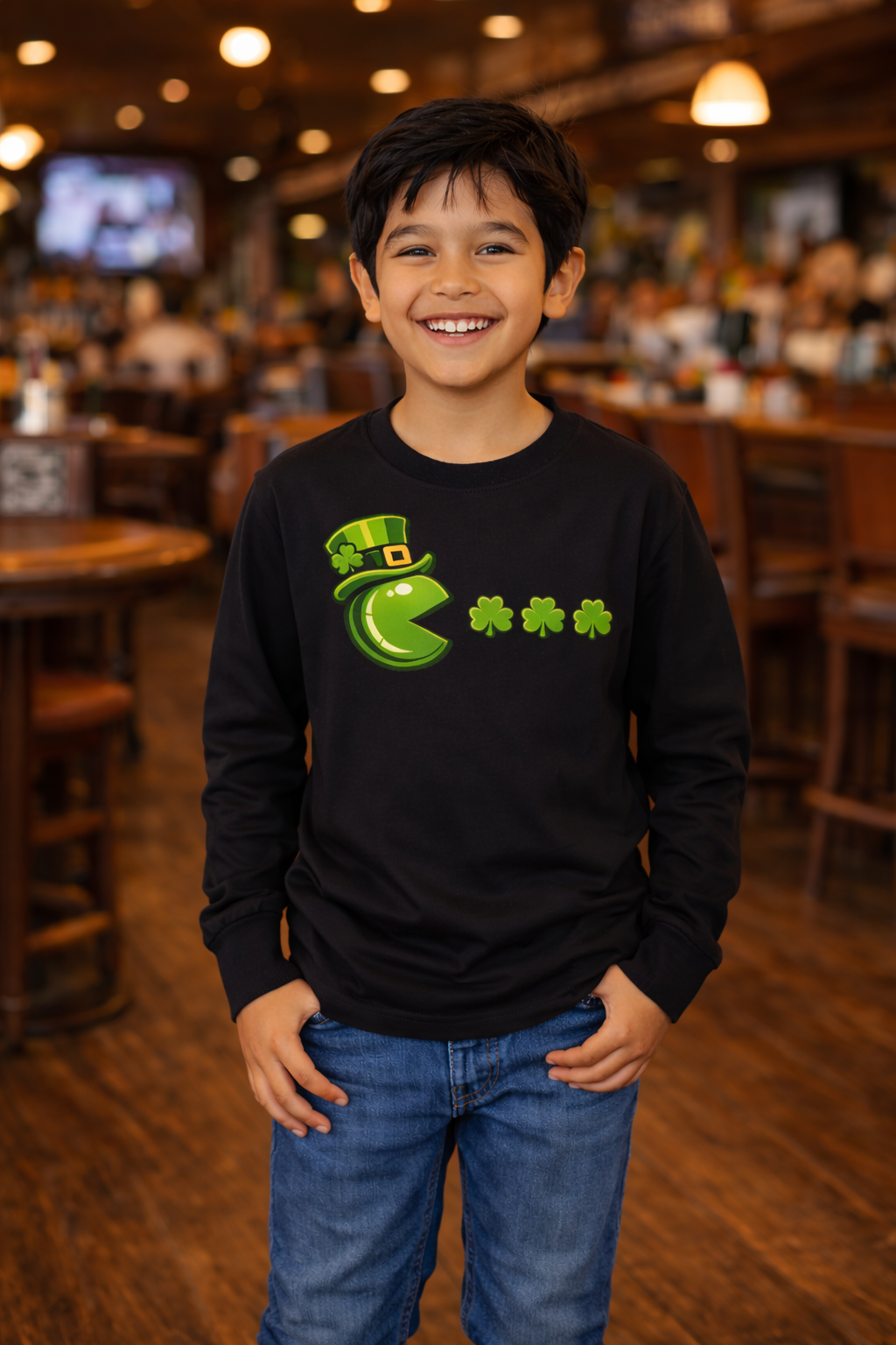 Lucky Chomp Youth Long Sleeve Tee