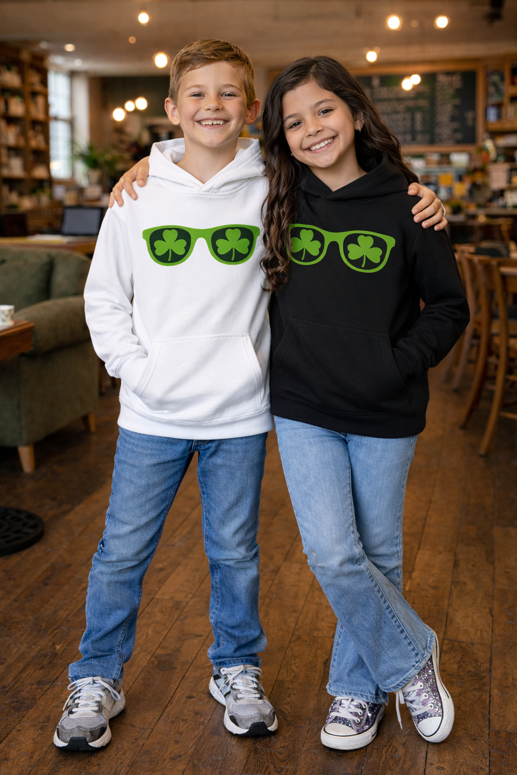 Youth Shamrock Shades Hoodie