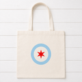 Chicago Star Canvas Tote